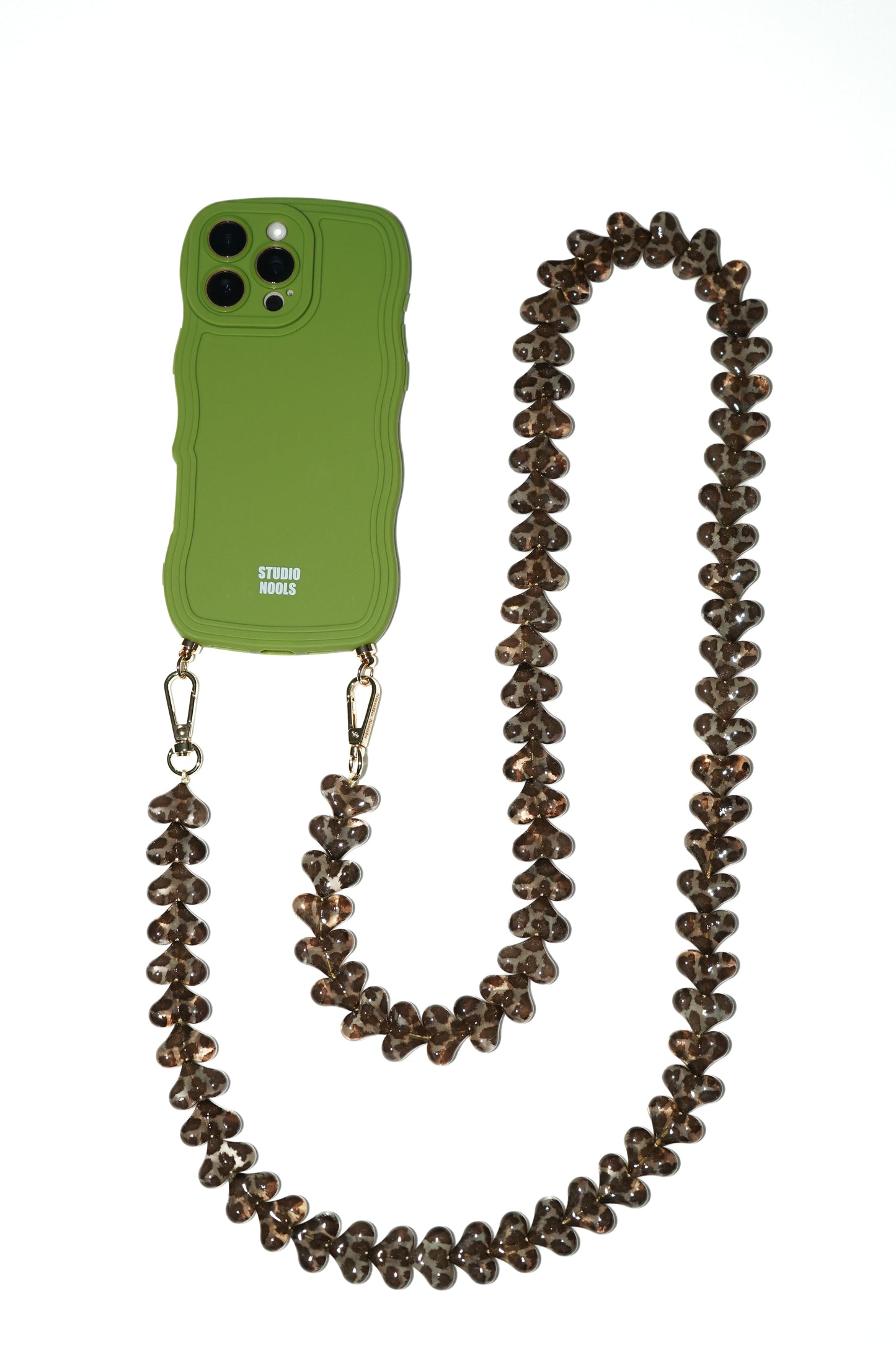 Heart phone cord long panter