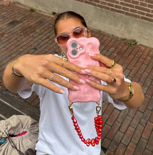 Bubble phonecase pink