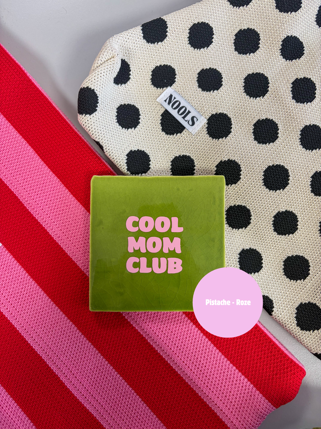 Cool mom club - quote tegel