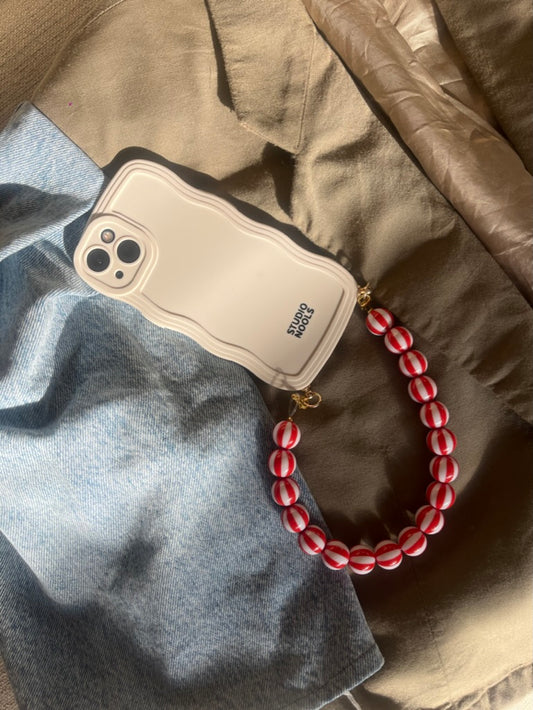 Candy phone cord red