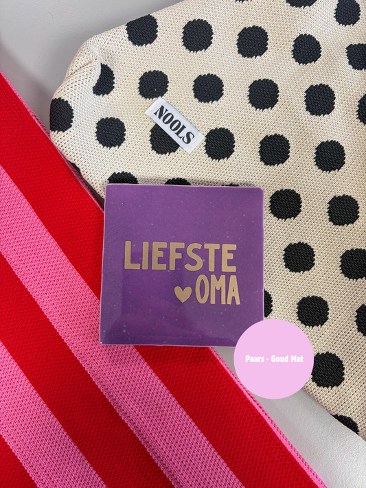 Liefste oma - quote tegel