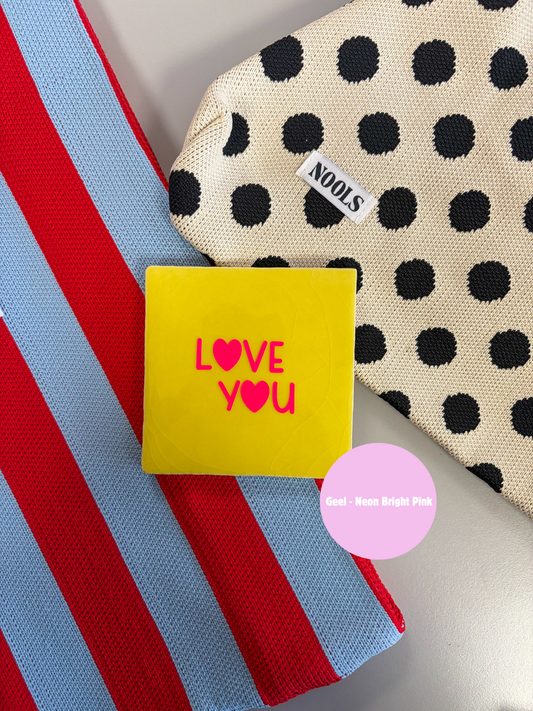 Love you - quote tegel