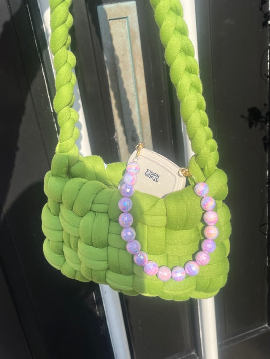 Disco phone cord lila