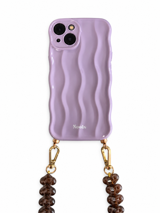 Wavy phonecase lila