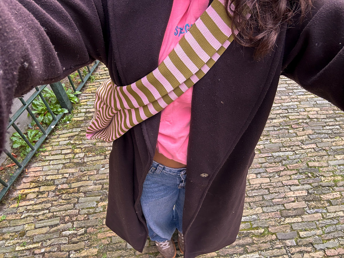 Riva bag horizontal stripes