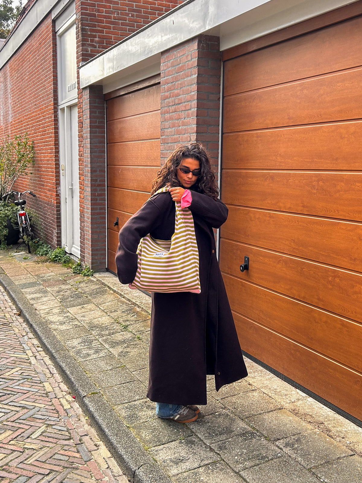 Riva bag horizontal stripes