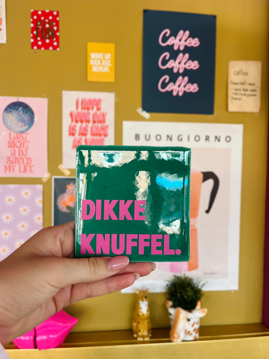 Dikke knuffel - quote tegel