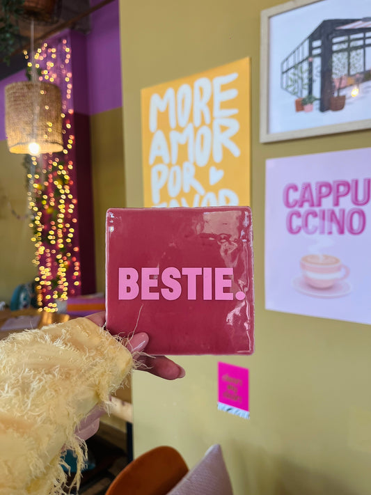 Bestie - quote tegel