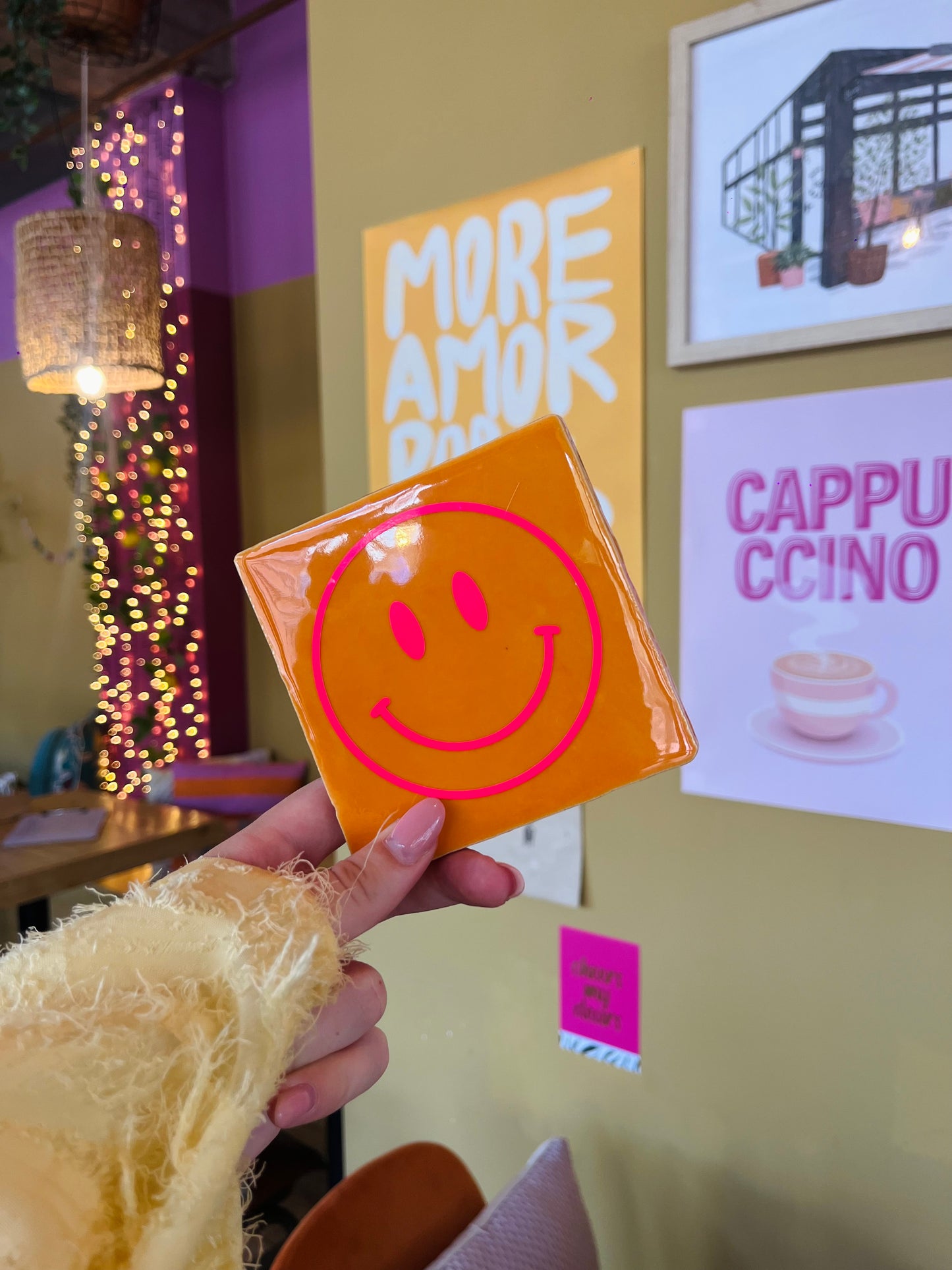 Smiley Groot - quote tegel