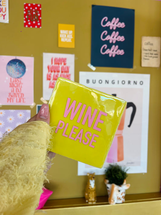 Wine Please - quote tegel